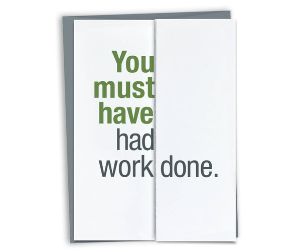 Work Done Birthday Card