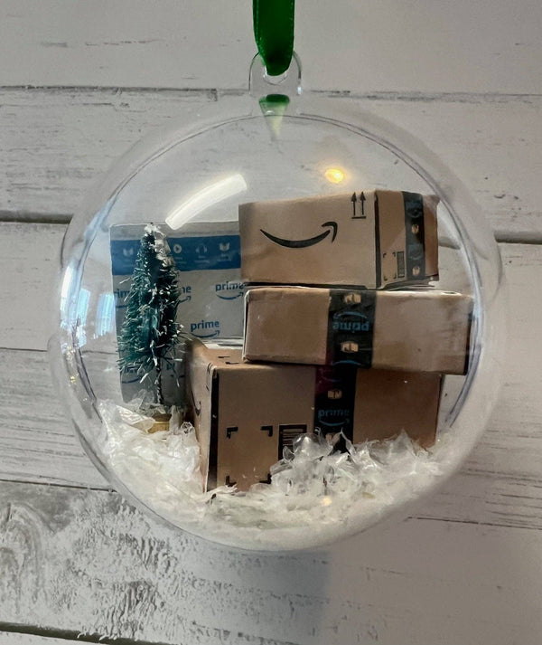 Amazon Mini Packages Ornament | Christmas Gift