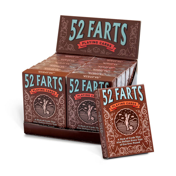 52 Farts Playing Cards filled 12-pack POP