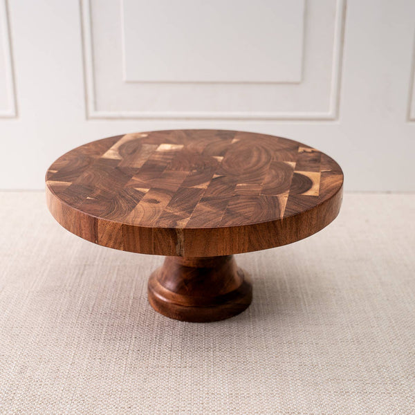 Rustic Cake Stand with Vase