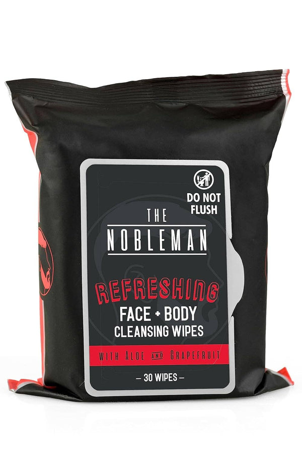 Men's Refreshing Face + Body Cleansing Wipes - 30ct