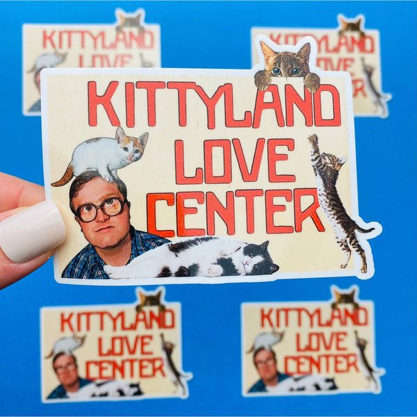 Trailer Park Boys Kittyland Love Center Sticker
