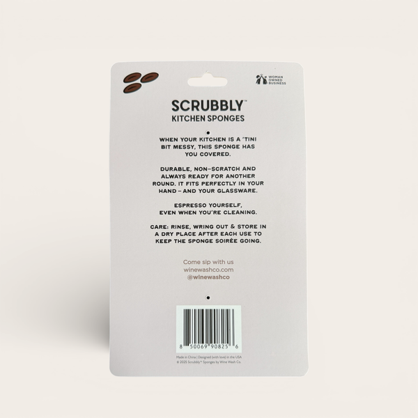 Martini Scrubbly Sponge - Espresso