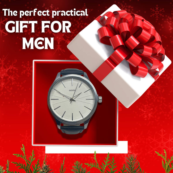 GENTS 42 mm Men’s Minimalist Leather Watch