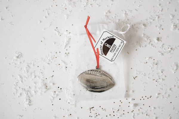 Handmade Sports Athlete Christmas Ornament - Football