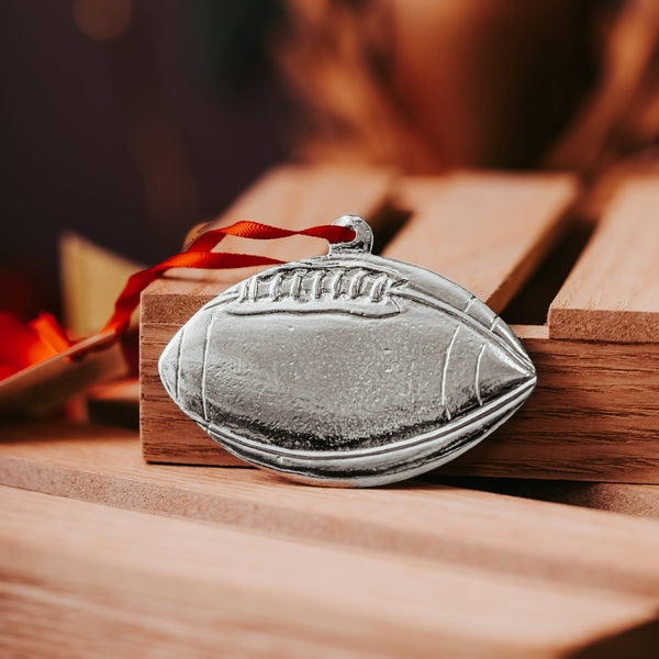 Handmade Sports Athlete Christmas Ornament - Football