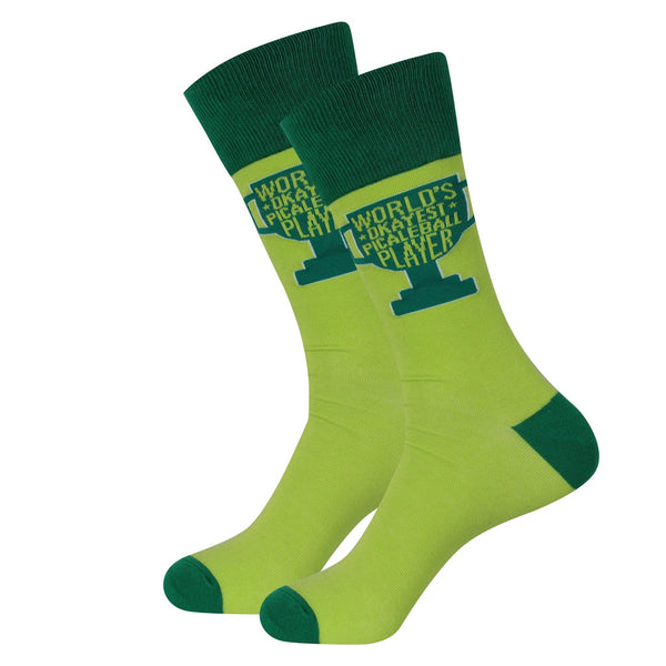 World's Okayest Pickleball Player Socks
