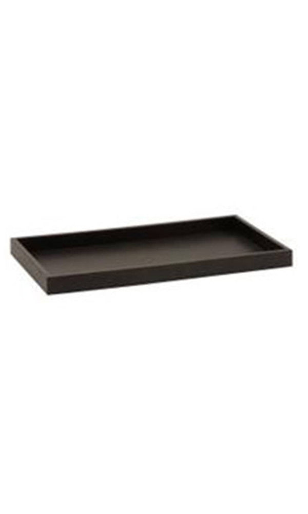 Black Plastic Stackable Tray