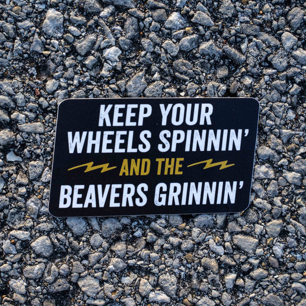 UTV - Side By Side Keep Your Wheels Spinnin' Funny Sticker