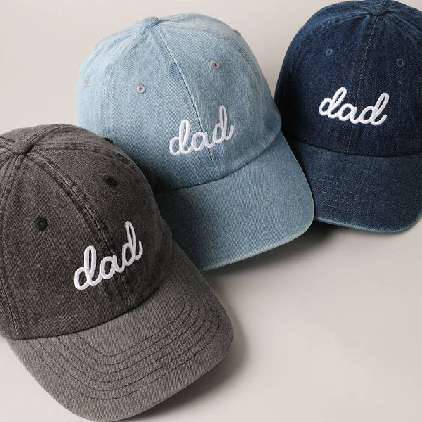 Dad Text Embroidered Father's Day Baseball Cap