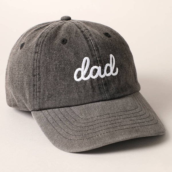 Dad Text Embroidered Father's Day Baseball Cap