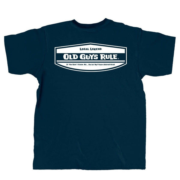 Old guys rule Local Legend navy shirt