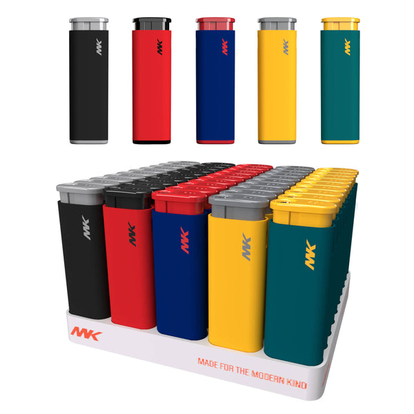 MK Lighter Jet Series, Hue Set, Windproof Flame, 50PCS