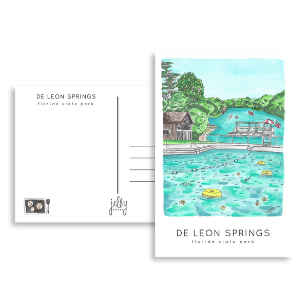 De Leon Springs Postcard