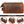 Tuzech Vintage Full Grain Leather Handmade Travel Toiletry Bag Vintage Travel Shaving & Dopp Kit : for Toiletries, Cosmetics & More (Dark Brown)