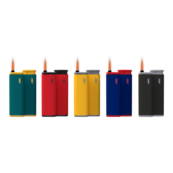 MK Lighter Jet Series, Hue Set, Windproof Flame, 50PCS