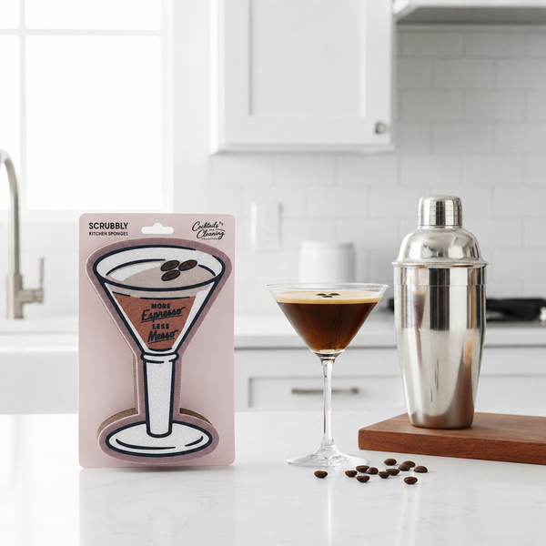 Martini Scrubbly Sponge - Espresso