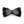 Handmade Adjustable Neckband Feather Bow Tie Black & White Polka Dot  W/free Lapel Pin Set