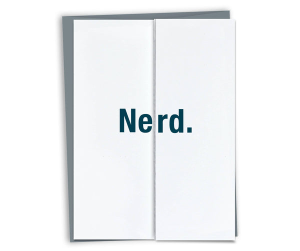 Nerd Funny Graduation Card