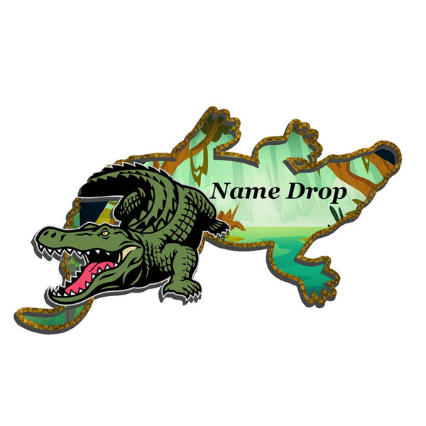 Alligator Deland Diecut Magnet