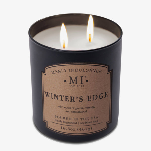 Winter's Edge 2-Wick Scented Candle, Soy Blend Wax, 16.5oz