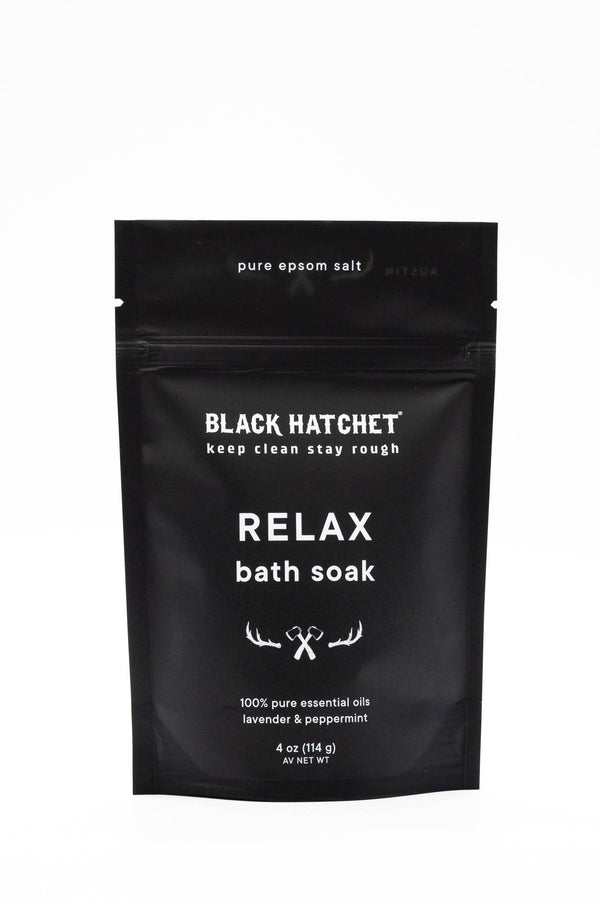 Black Hatchet Relax - bath salt  ⚫ Gift for Men