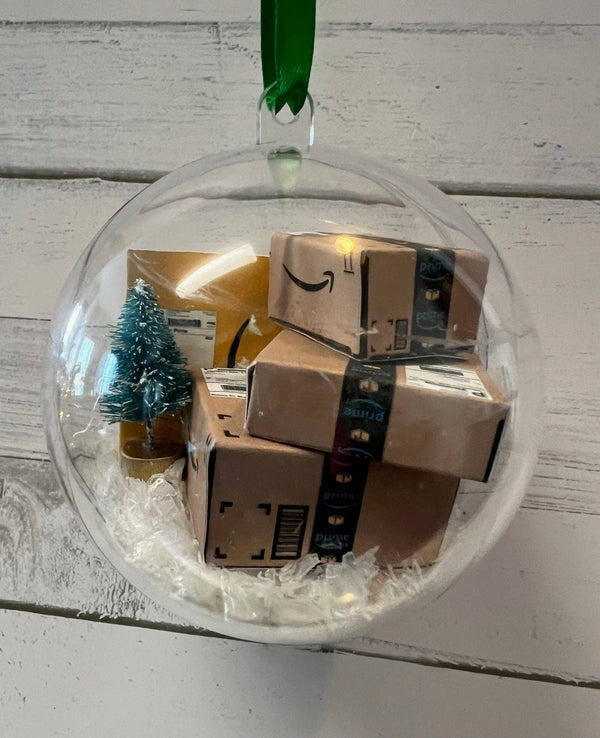 Amazon Mini Packages Ornament | Christmas Gift