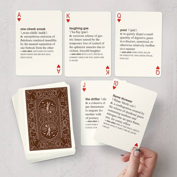 52 Farts Playing Cards filled 12-pack POP
