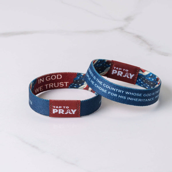 Tap To Pray® Wristband – Patriot