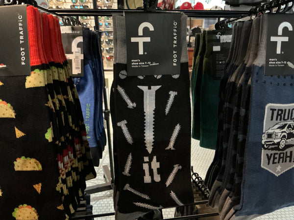 Foot traffic screw it socks