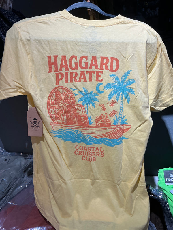 Haggard Pirate Cruisers Tee - Heather Banana