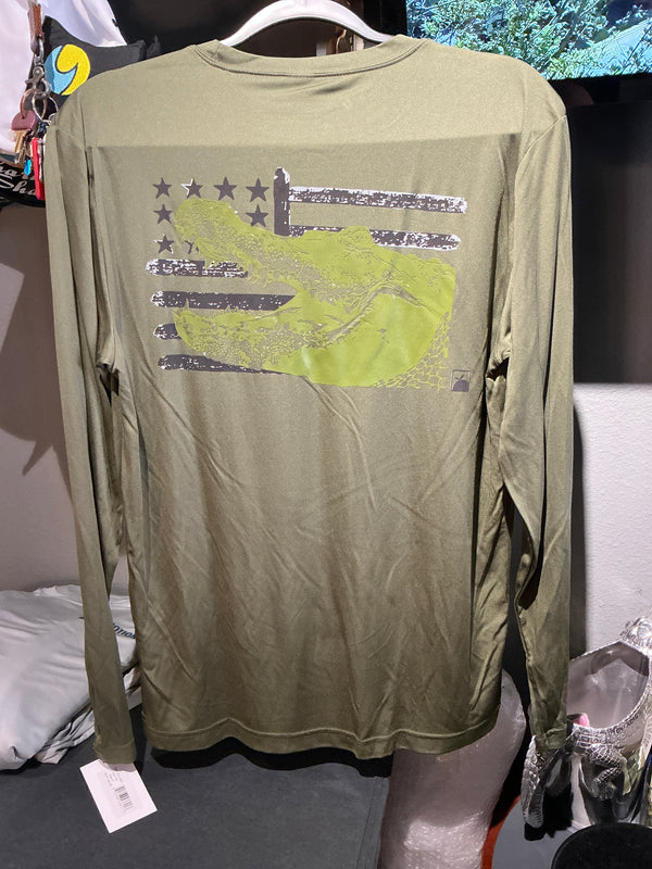 Flomotion USA Gator Head Sunshirt