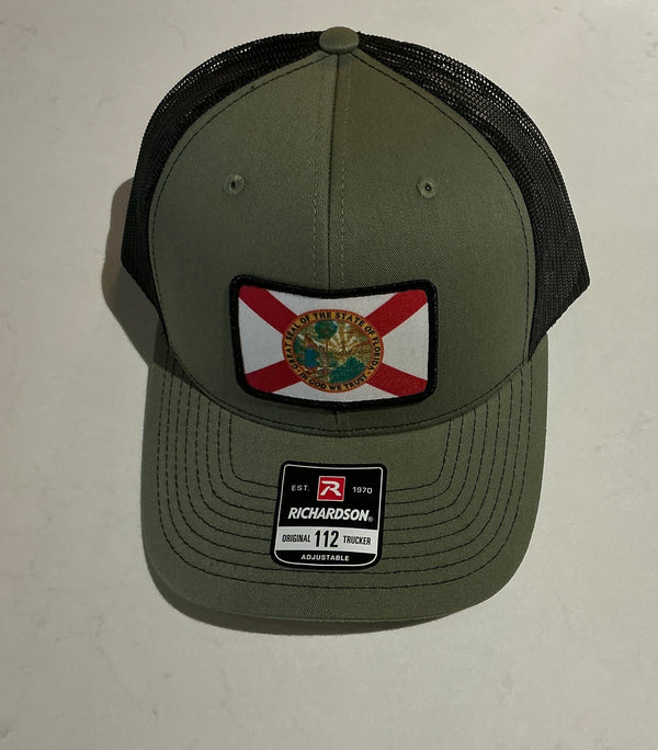 DeLand Apparel Company State of Florida Green and Black Hat