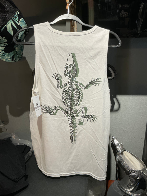 Flomotion Gator Skelly Tank - White