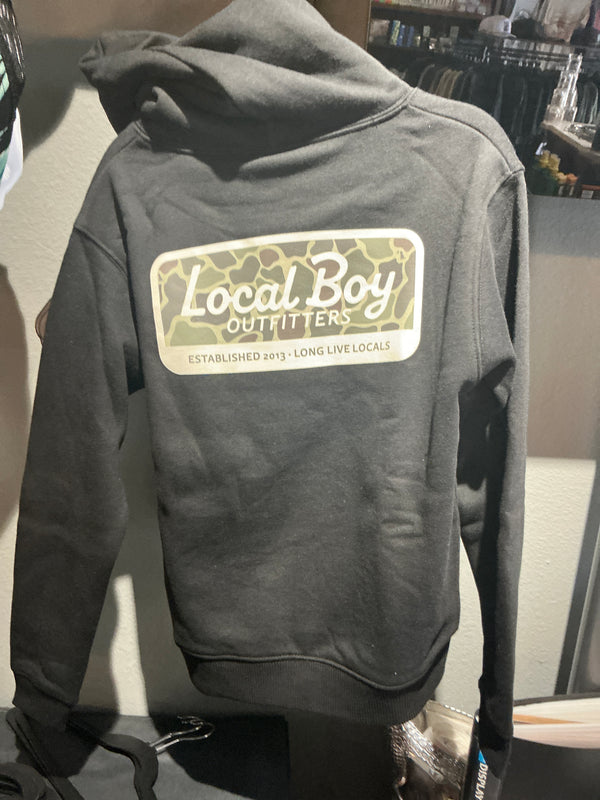 Local Boy Youth Brush Camo Mark Hoodie