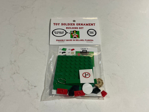 Toy Soldier Ornament Lego Set