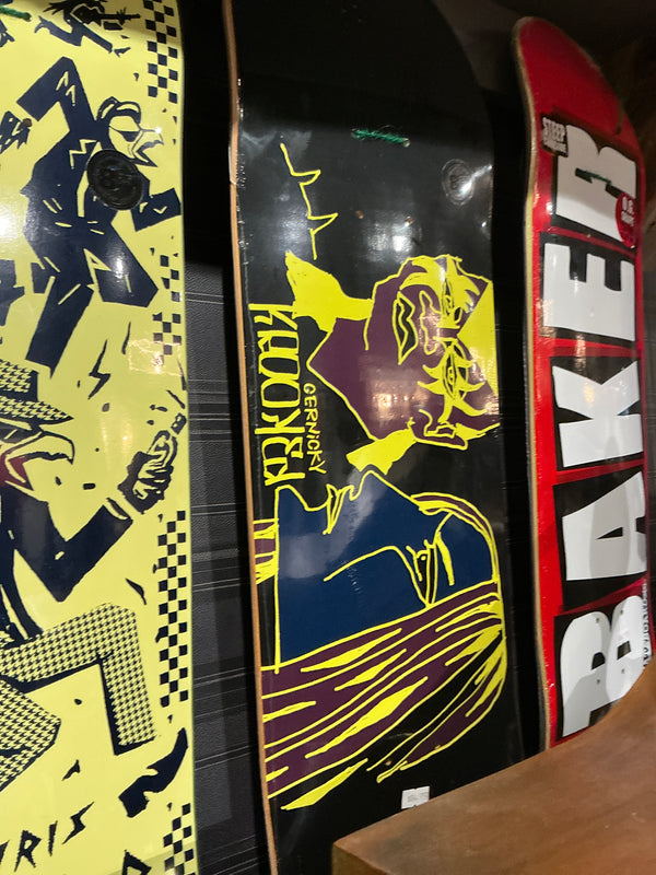 Krooked cernicky metal parking lot skateboard deck 8.25