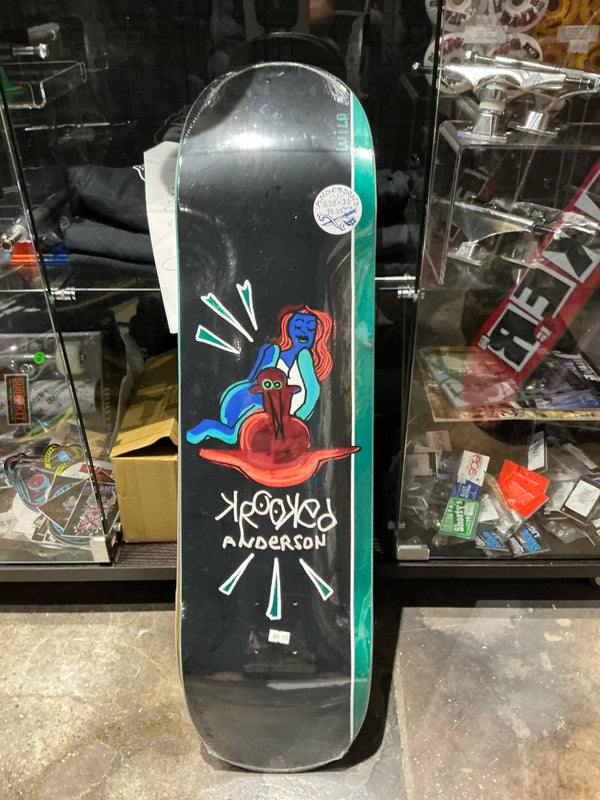 Krooked Anderson seabird skateboard deck 8.38