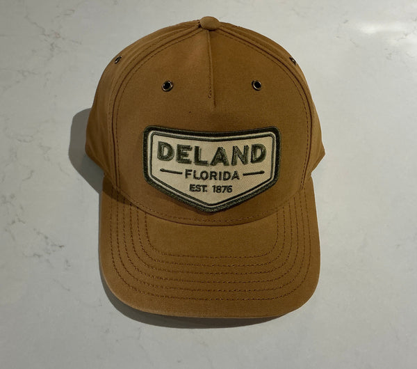 Vintage Deland Richardson wheat canvas hat